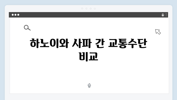 하노이에서 사파까지 | 풍향고 완벽 일정표 공개