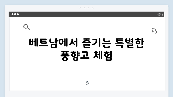 2024 베트남 여행 신상 명소 - 풍향고 촬영지 따라가기