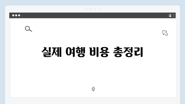 2024 베트남 여행 비용 완벽 분석 - 풍향고 멤버들의 실제 경비