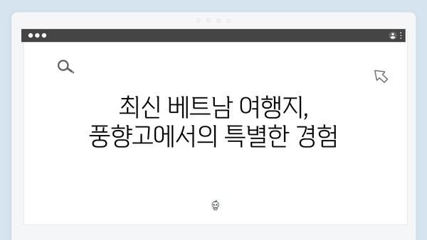 2024년 최신 베트남 여행 트렌드 - 풍향고와 함께하는 아날로그 감성