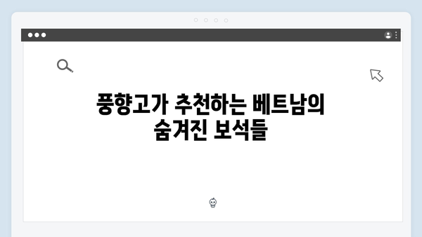 2024 베트남 여행 신상 명소 - 풍향고가 발견한 핫플