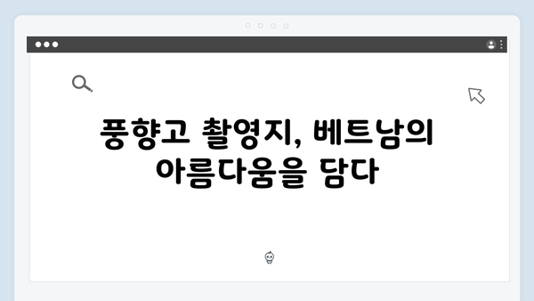 2024 베트남 여행 인기 명소 - 풍향고 촬영지 따라가기