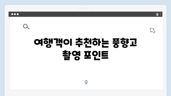 2024 베트남 여행 신규 명소 - 풍향고 촬영 비하인드