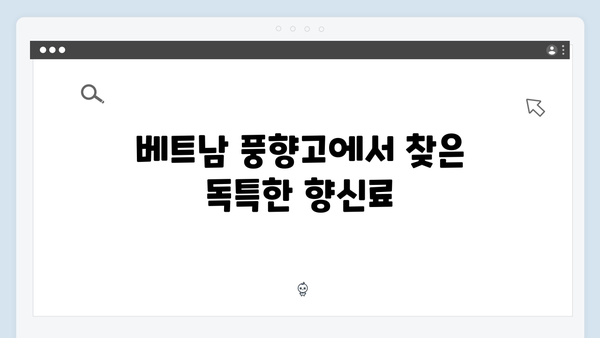 베트남 여행 인기 기념품 - 풍향고에서 발견한 특별템