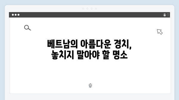 베트남 여행 꿀조합 - 풍향고 멤버들의 베스트 코스