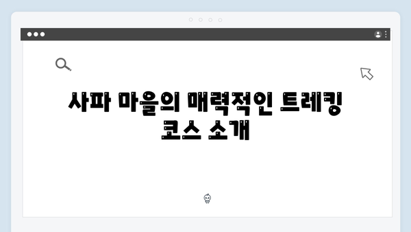 [2024 베트남] 사파 마을 트레킹 코스 완벽 정리