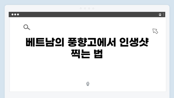 베트남 여행 인스타 스팟 - 풍향고 촬영 명소 모음