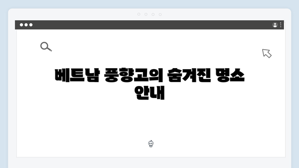 2024년 인기 급상승 중인 베트남 여행 코스 - 풍향고 따라잡기 완벽 정리!