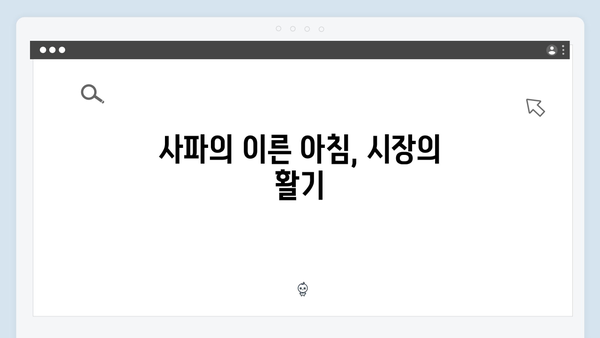 사파 새벽시장 투어 - 풍향고 멤버들의 아침 일정