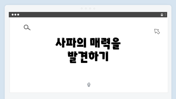 사파의 매력을 발견하기