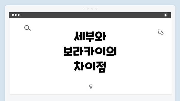 세부와 보라카이의 차이점