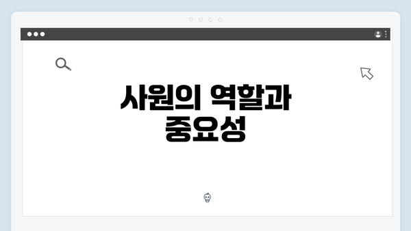 사원의 역할과 중요성