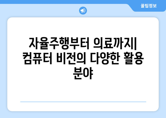 AI 기반 컴퓨터 비전: 응용 및 혁신적 가능성 탐구