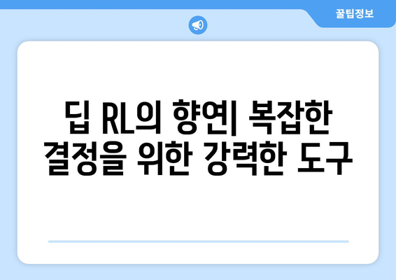 딥 RL의 향연| 복잡한 결정을 위한 강력한 도구