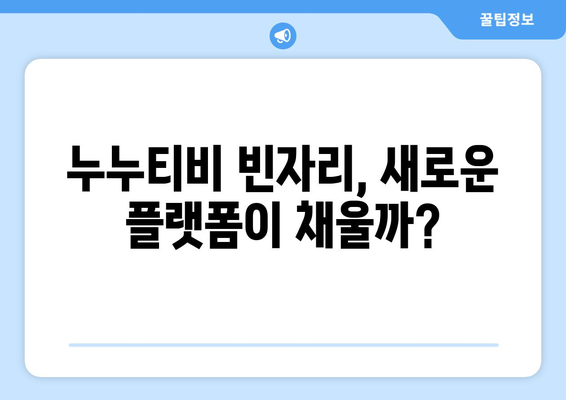 누누티비 종료 후 대체 가능한 사이트 출시 가능성