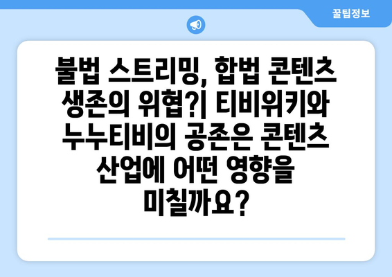 티비위키-누누티비 공존의 가능성과 난제