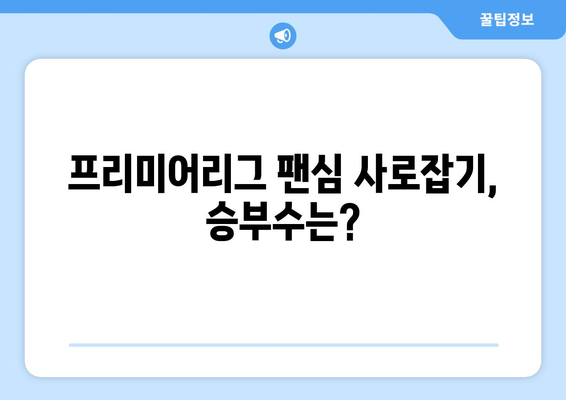 스포티비와 쿠팡플레이, 누가 프리미어리그 중계권을 제패할까?