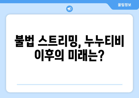 누누티비의 종식: 대체 사이트의 부상