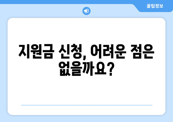 전국민 25만원 민생 지원금 신청, 필요한가?