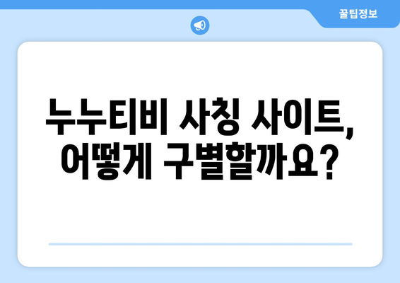 누누티비를 모방하는 사기범의 출몰