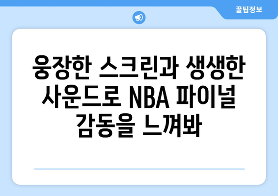 스포티비 NOW 롯데시네마 월드타워 NBA FINAL 생중계 후기