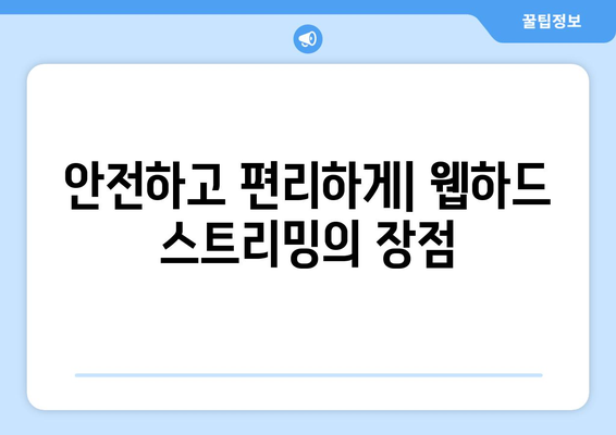 티비위키 대신 웹하드 스트리밍을 위한 가이드