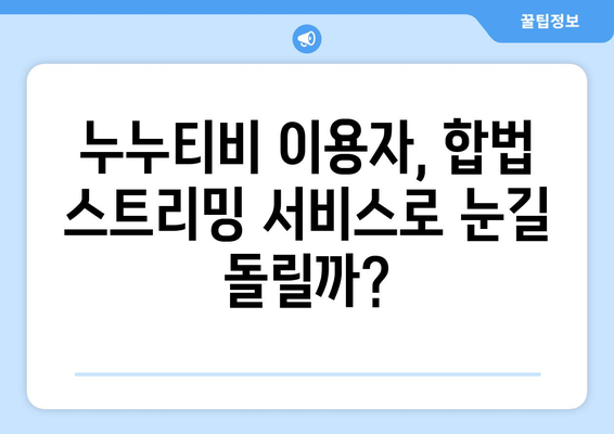 누누티비 자진 종료: 대체 사이트 등장 기대감