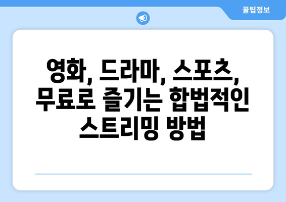 누누티비 대안: 안전한 스트리밍 옵션 탐색