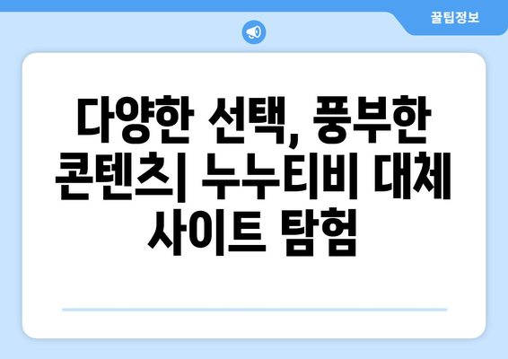 공짜 TV의 황금기: 누누티비 대체 사이트의 풍부함