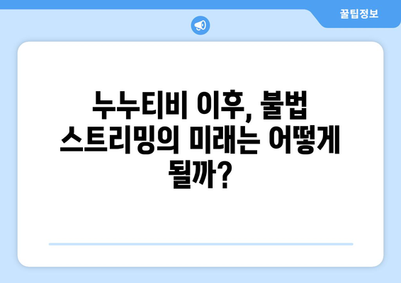 누누티비의 유산: 불법 스트리밍의 미래에 대한 영향