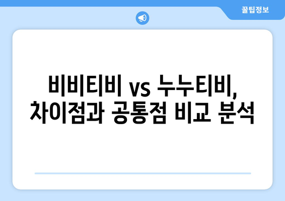 비비티비 대체: 누누티비의 후계자?