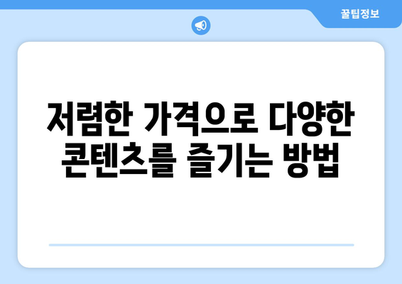 누누티비 대체 방법 찾기: 불법 콘텐츠 탐색 방법