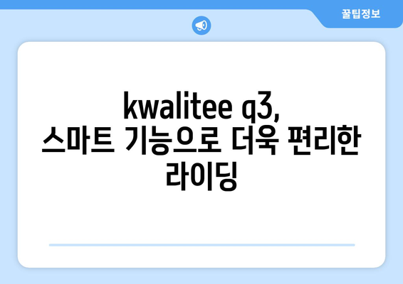 kwalitee q3 스포츠프로필 스마트 전기 자전거 리뷰 (노블티비)