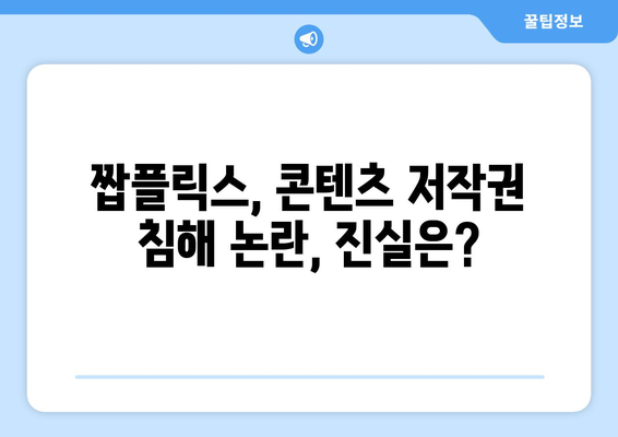 누누티비를 대체한 짭플릭스의 숨겨진 진실