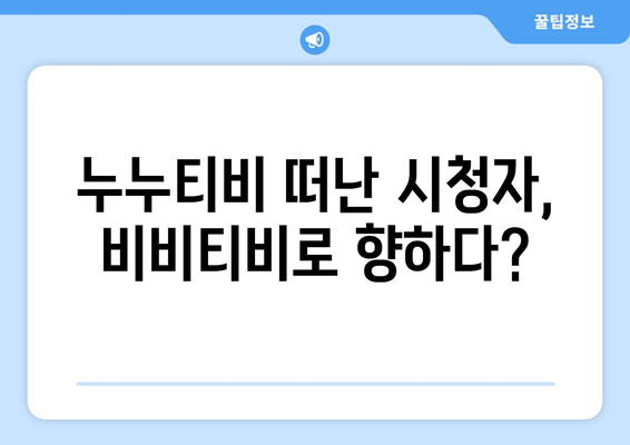 비비티비 대체 사이트: 누누티비의 후계자?