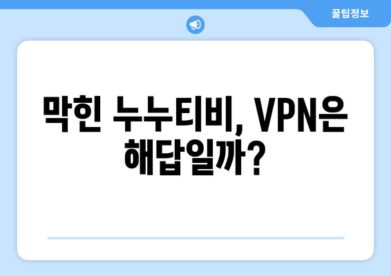 누누티비 대체 VPN: 불법 길의 역사