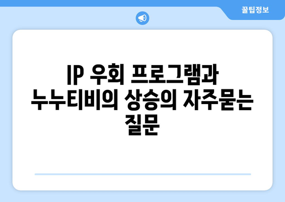 IP 우회 프로그램과 누누티비의 상승