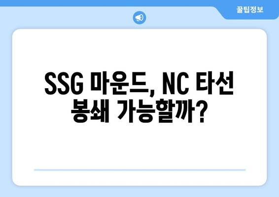 NC 다이노스 대 SSG 랜더스 프리뷰: 선발 라인업, 성적 분석