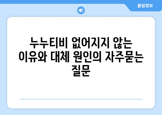 누누티비 없어지지 않는 이유와 대체 원인