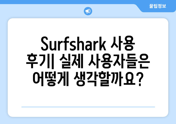 Surfshark와 안전한 VPN 순위 및 기능 알아보기