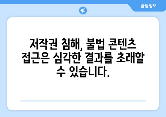 누누티비 대체 VPN 우회에 대한 주의 사항: 법적 결과 인지하고 사용