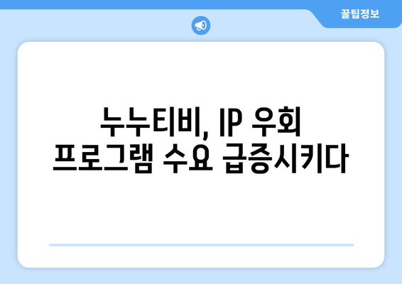 누누티비의 등장으로 IP 우회 프로그램 가치 상승