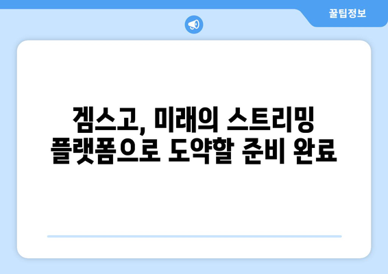 겜스고: 누누티비 대안으로서의 잠재력