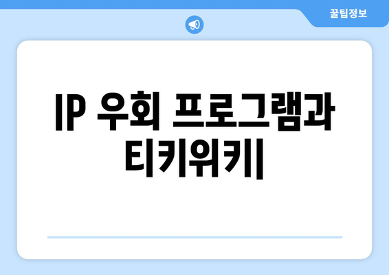 IP 우회 프로그램과 티키위키