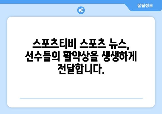 스포츠티비 스포츠 뉴스