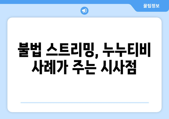 누누티비 종료: 자발적인 폐쇄와 대체 사이트의 출현