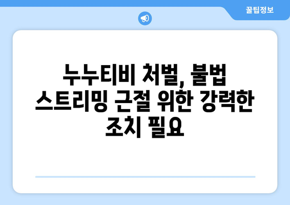 [누누티비] 누누티비 처벌과 누누티비 대체...시즌2 시작?