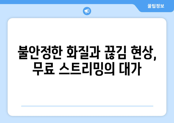 누누티비의 그림자: 무료 스트리밍의 숨겨진 비용