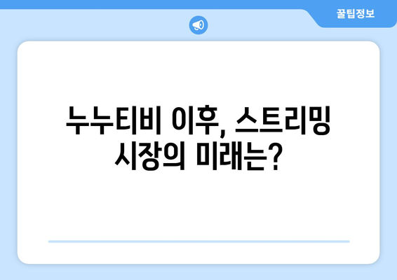 누누티비 종료 후, 대체 스트리밍 서비스의 희망과 불확실성