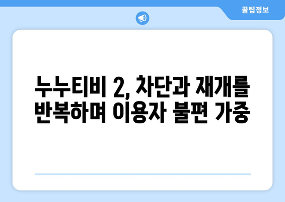 누누티비 2의 지속적인 차단: 불법 스트리밍 지속